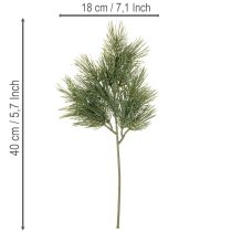 Product Artificial pine branch for winter decorations, 40cm, 4 pieces