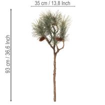 Product Artificial pine branch with cones, living room decoration, 93cm
