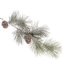 Product Artificial pine branch with cones and long needles 105cm