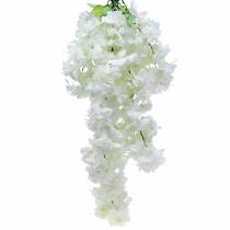 Product Cherry blossom branch with 5 branches white artificial 75cm