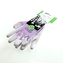 Product Kixx garden gloves white, lilac size 8