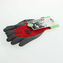 Product Kixx nylon garden gloves size 10 red, grey