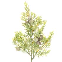 Product Artificial conifer branch with cones as artificial table decoration, 39cm, 4 pieces