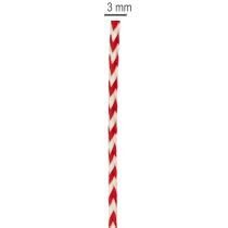 Product Zigzag pattern cord on a roll for crafting and packaging, 3mm diameter, 20m long