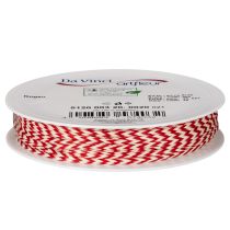 Product Zigzag pattern cord on a roll for crafting and packaging, 3mm diameter, 20m long