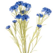 Product Cornflower artificial flower for elegant living room design, summer decoration, 68cm, 4 pieces