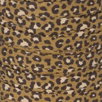 Product Curly ribbon, leopard print, gift ribbon for creative wrapping, 10mm, 100m