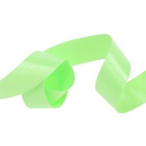 Product Ruffled Ribbon Lime Green 10mm 250m