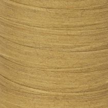 Product Brown gift ribbon, curled ribbon, sustainable craft supplies, 10mm x 100cm