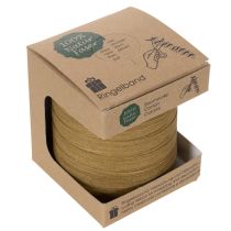 Product Brown gift ribbon, curled ribbon, sustainable craft supplies, 10mm x 100cm