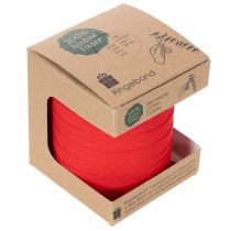 Product Red curling ribbon, sustainable gift wrapping, roll 10mm 100m