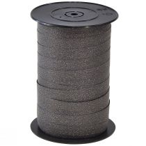 Decorative ribbon Magnetico Metallic Black 10mm 100m