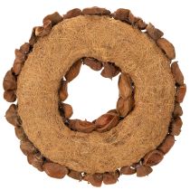 Product Dried Lotus Wreath, Decorative Door Wreath, 35cm
