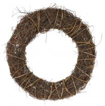 Vine wreath with willow Ø30cm
