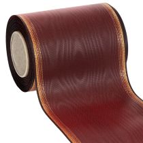 Product Wreath ribbon Bordeaux Moiré 125mm decorative ribbon