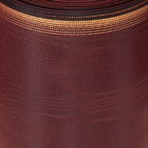 Product Wreath ribbon Moiré 150mm Bordeaux taffeta ribbon decoration