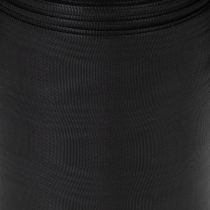 Product Black wreath ribbon 100mm 25m - mourning ribbon, bow ribbon, decorative ribbon, floristry supplies