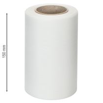Product White wreath ribbon 150mm 25m