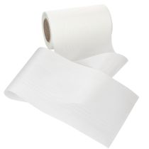 Product White wreath ribbon 150mm 25m