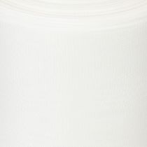 Product White wreath ribbon, high quality, 75mm x 25m - decorative ribbon for floristry and funeral services, ideal for printing.