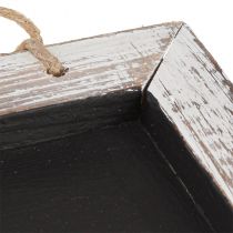 Product Chalkboard for hanging vintage black and white 24.5×20cm 2pcs