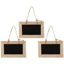 Product Chalkboards for hanging wooden board natural 20×15cm 5pcs