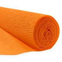 Product Florist crepe paper orange 50x250cm