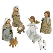 Product Nativity figures mix 4cm -11cm 8pcs