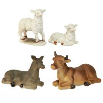 Product Nativity Figures Animals for Christmas Nativity Set 6-11cm 4 pcs