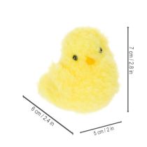 Product Decorative chicks, perfect for Easter celebrations in the living room or garden, 7cm, 6 pieces