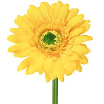 Product Artificial Flowers Gerbera Sun Yellow Garden Flower 47cm