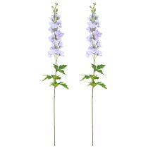Product Artificial Flowers Delphinium Light Purple on Stem 90cm 2pcs