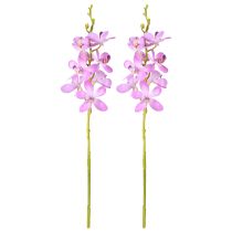 Product Artificial Orchids 8 purple flowers Ø3.5cm–5cm 2pcs