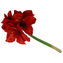Product Artificial Amaryllis Christmas Flowers Red Artificial Flowers L40cm