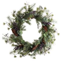 Product Artificial Advent wreath with berries as a decorative highlight