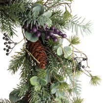 Product Artificial Advent wreath with berries as a decorative highlight