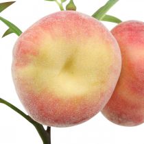 Artificial peach branch 24cm deco peach artificial fruit