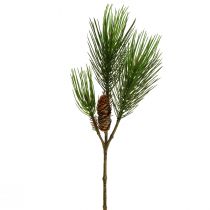 Product Artificial Pine Branch with Cones 3 branches Green Brown 60cm