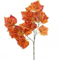 Product Artificial Vine Leaves Red Orange Green Artificial Plants 63cm 3pcs