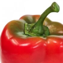 Artificial Vegetable Deco Pepper Red Green Ø 8cm H13cm