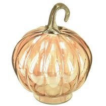 Product Pumpkin decoration glass glass pumpkin table decoration orange Ø14cm H18cm