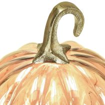 Product Pumpkin decoration glass glass pumpkin table decoration orange Ø14cm H18cm