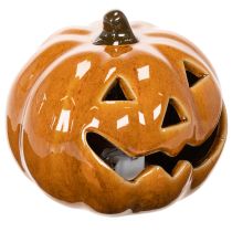 Product Ceramic Pumpkin LED Halloween Decoration Small 10cm