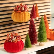 Product Fabric pumpkin as table decoration, autumn decoration, 13cm, 3 pieces