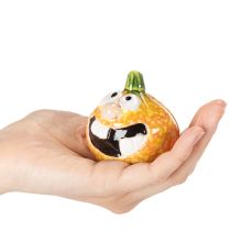 Product Decorative pumpkin figurine as a fun autumn decoration, 6cm, 2 pieces