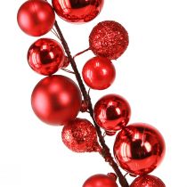 Product Red bauble garland 160cm Christmas decoration tree garland