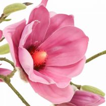 Artificial flower magnolia branch, magnolia pink pink 92cm
