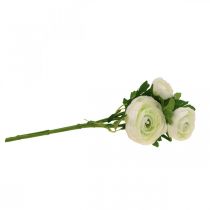 Product Artificial flowers Ranunculus artificial garden flowers white 34cm