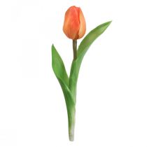 Product Artificial flower Tulip Orange Real Touch spring flower H21cm
