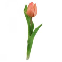 Artificial flower Tulip Peach Real Touch spring flower H21cm